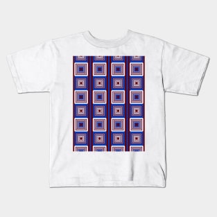 Simple Square Pattern Kids T-Shirt